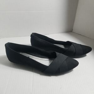 ANNE KLEIN SPORT WOMEN'S BLACK FLATS SIZE 10